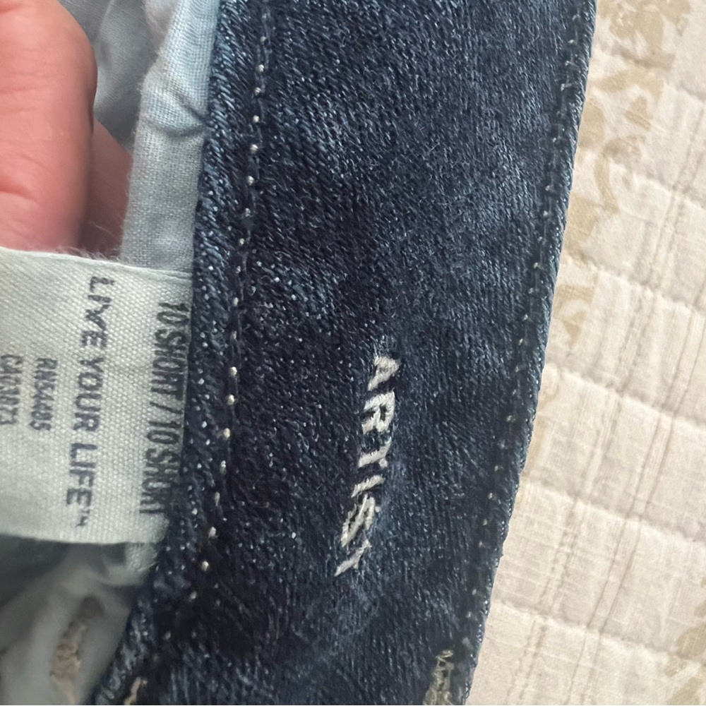 American Eagle Dark Blue Flare/Bootcut Women's Jeans - Picture 3 of 3